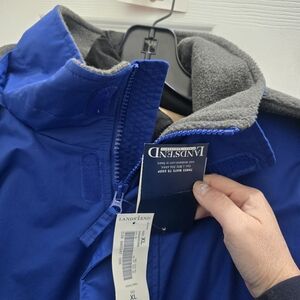 Land's End Men's XL Blue Parka Jacket